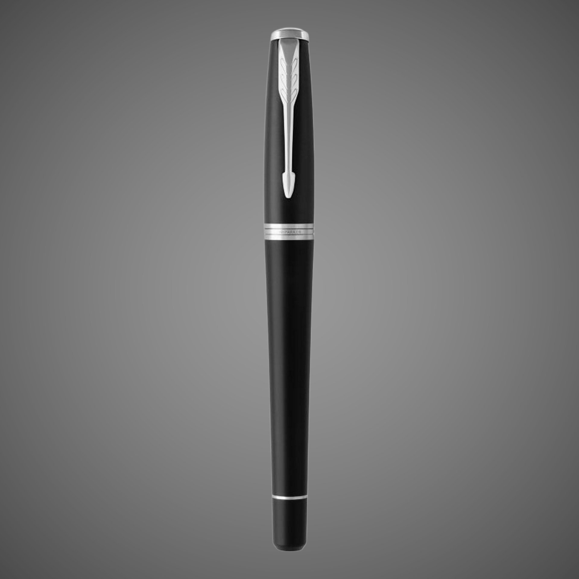 Перьевая ручка Parker Urban Core, (матовый черный лак) Muted Black CT, F309, цвет чернил: blue, в подарочной упаковке., Лаки и смолы: лак, нержавеющая сталь