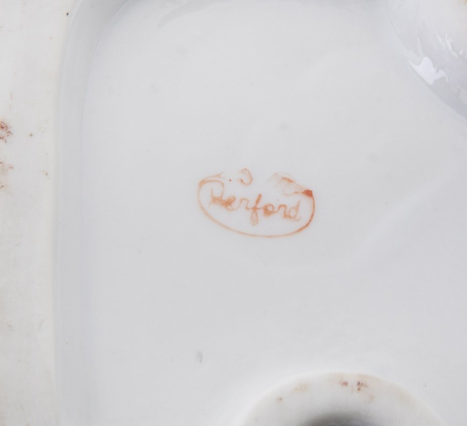Статуэтка "Музицирующая пара", фарфор, роспись, мануфактура "Herford", Германия, 1950-1970 гг.
