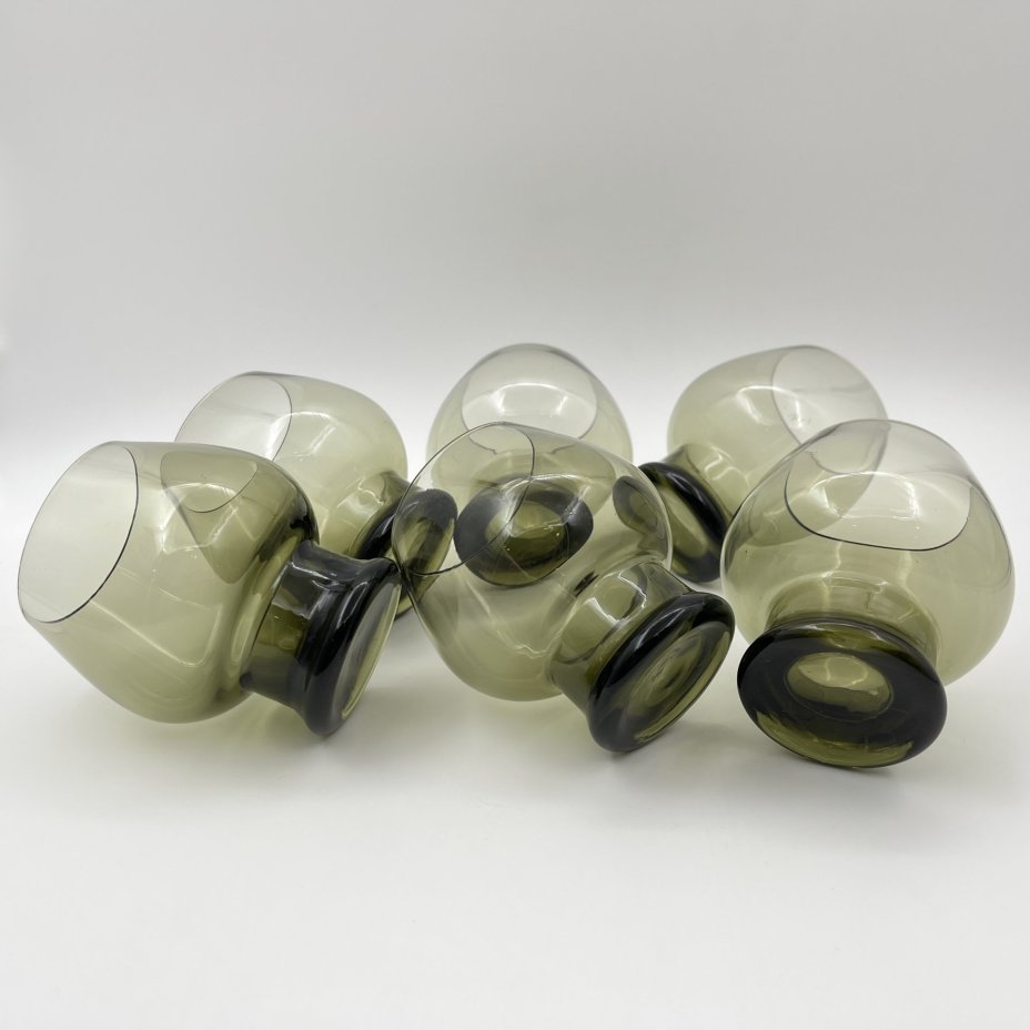 Набор из 6-ти бокалов дымчатого оттенка