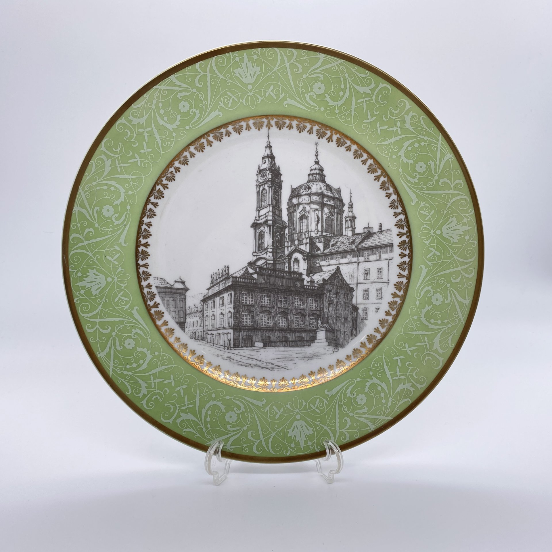 Тарелка настенная "Прага. Малостранская площадь", Pirken Hammer