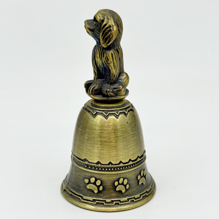Декоративный колокольчик "Собака", металл, Россия, 2000-2010 гг.