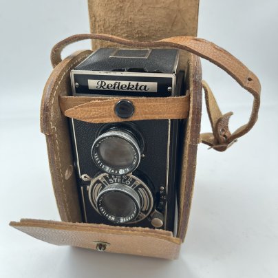 Фотоаппарат "Reflekta" в оригинальном кофре, металл, стекло, пластик, кожа, Welta, Германия, 1949-1950 гг.