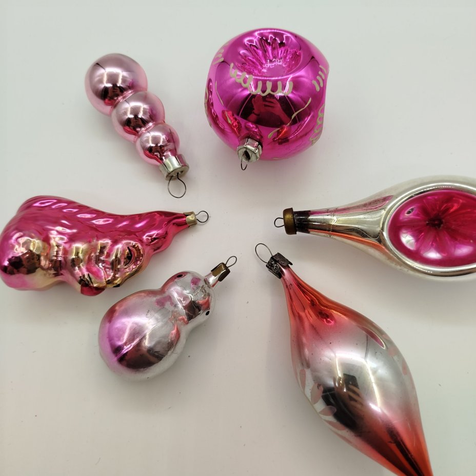 Набор из шести ёлочных украшений