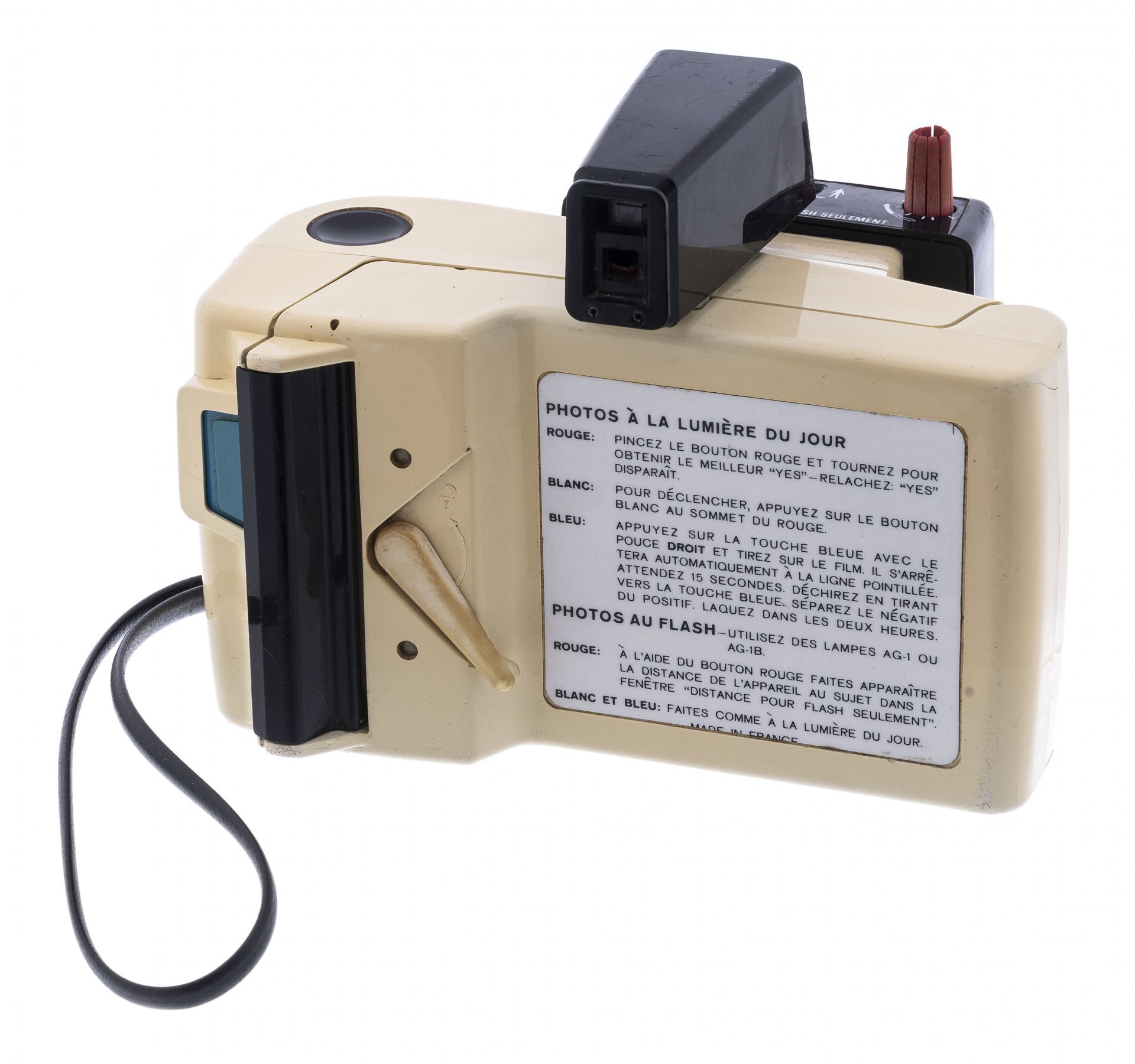 Фотоаппарат "Polaroid Model  20 "Swinger"", пластик, Polaroid Corporation, Франция, 1965-1970 гг., Polaroid