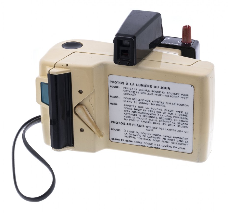 Фотоаппарат "Polaroid Model  20 "Swinger"", пластик, Polaroid Corporation, Франция, 1965-1970 гг., Polaroid
