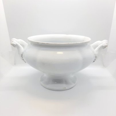 Супница с фигурными ручками, Товарищество М.С. Кузнецова
