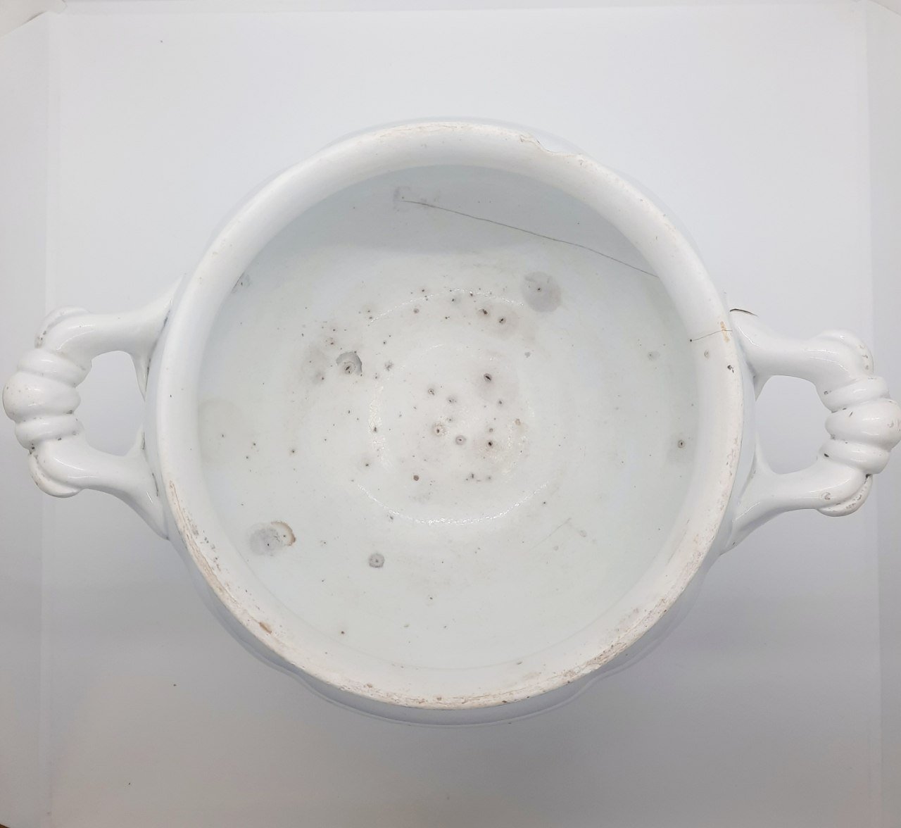 Супница с фигурными ручками, Товарищество М.С. Кузнецова