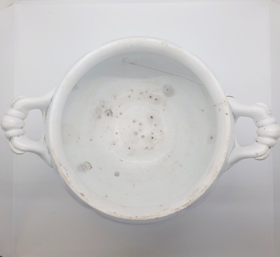 Супница с фигурными ручками, Товарищество М.С. Кузнецова