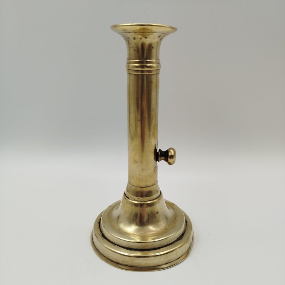 Подсвечник с подъемным механизмом, металл, Европа, 1900-1930 гг.