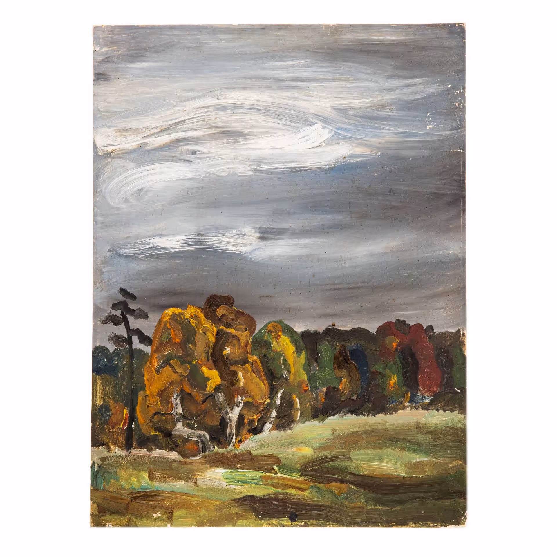 Картина "Осенний пейзаж", художник Блинов В.А. (1936-2013 гг.)