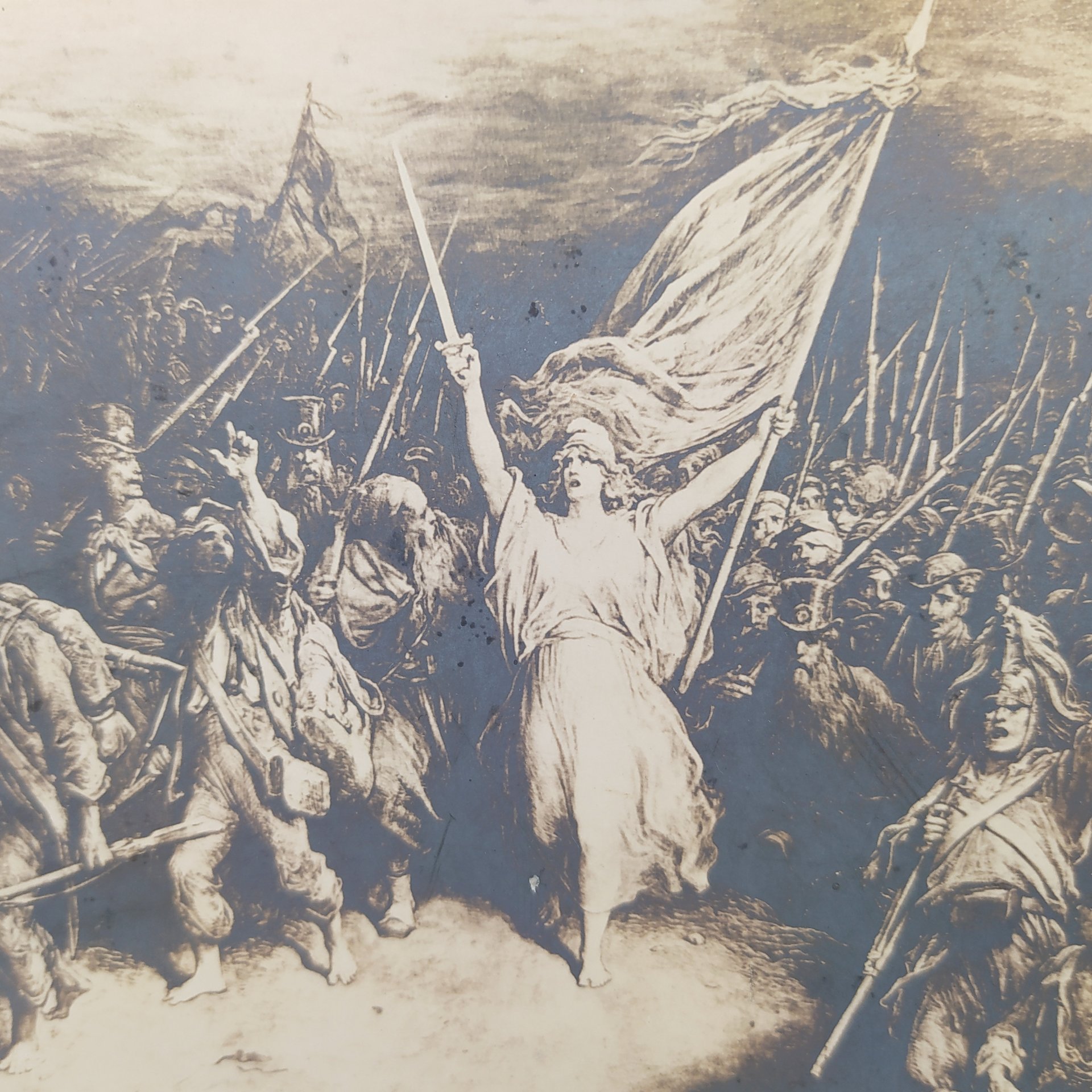 Репродукция картины Гюстава Доре "Марсельеза"