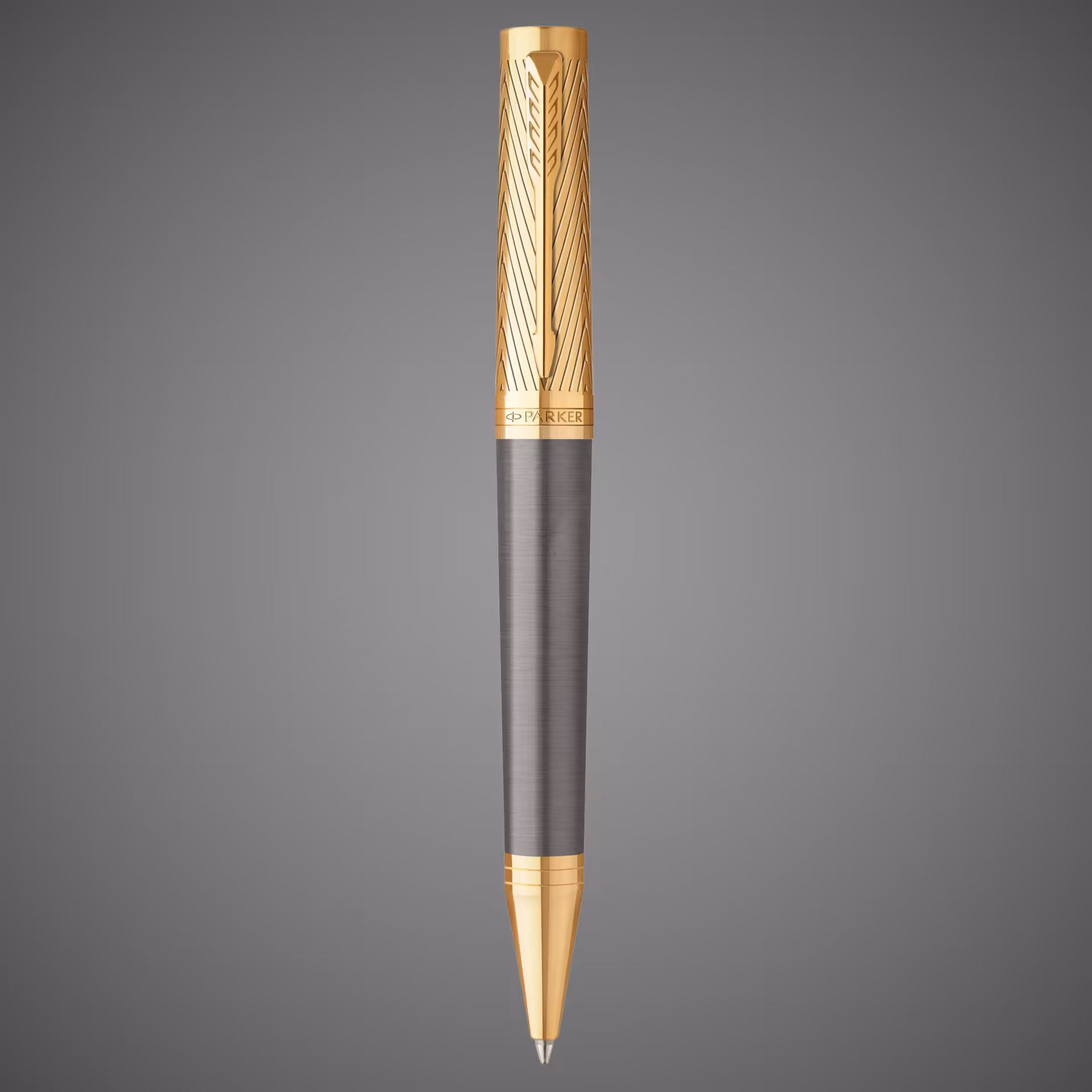 Шариковая ручкя Parker "Ingenuity ARROW GT" стержень:M, цвет чернил: black, в подарочной упаковке.