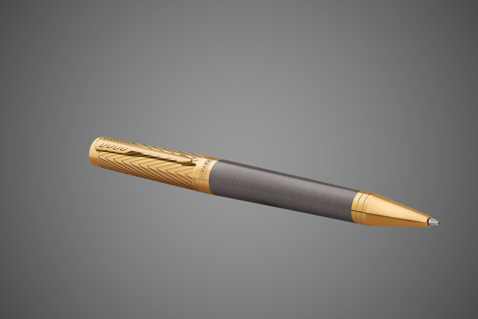 Шариковая ручкя Parker "Ingenuity ARROW GT" стержень:M, цвет чернил: black, в подарочной упаковке.