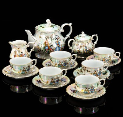 Сервиз чайный "Гейша" на 6 персон (15 предметов)