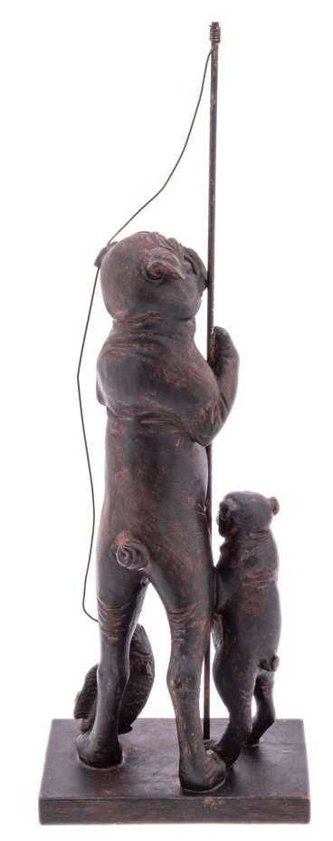 Статуэтка "Собаки рыбаки", композит, металл, Россия, 1990-2010 гг.