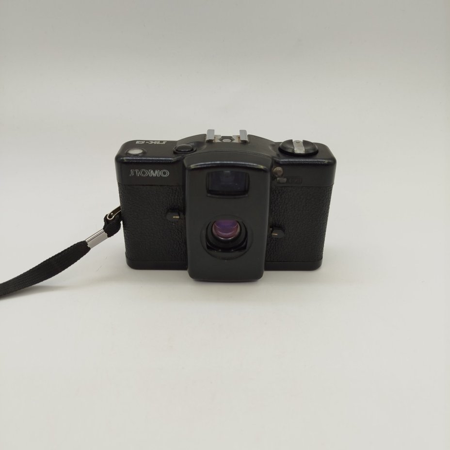 Фотоаппарат ЛОМО ЛК-А с объективом  «Минитар-1", пластик, метал, ткань, ЛОМО (Ленинградское оптико-механическое объединение), СССР, 1982-1994 гг.