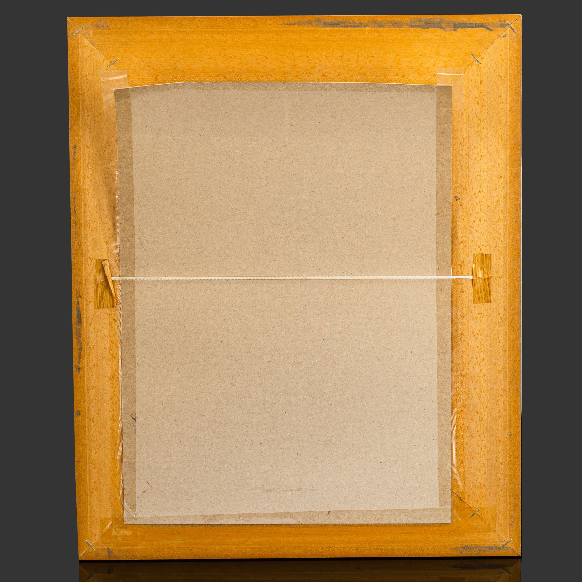 Шелкография с изображением картины Франсуа Буше "Прекрасная кухарка", в раме, дерево, шелк, печать, Россия, 1970-2000 гг.