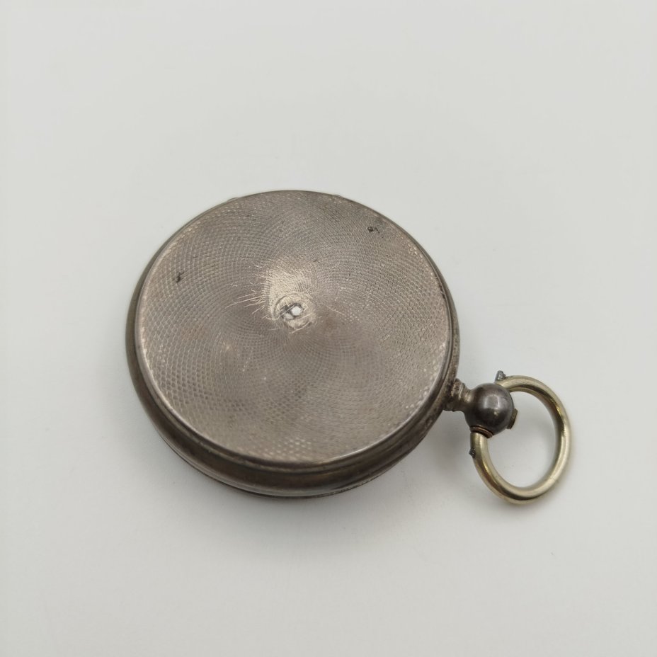 Карманные часы, металл, серебрение, стекло, Западная Европа, 1890-1920 гг.