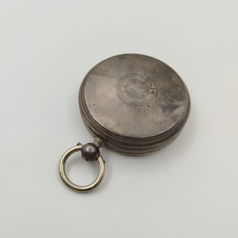 Карманные часы, металл, серебрение, стекло, Западная Европа, 1890-1920 гг.
