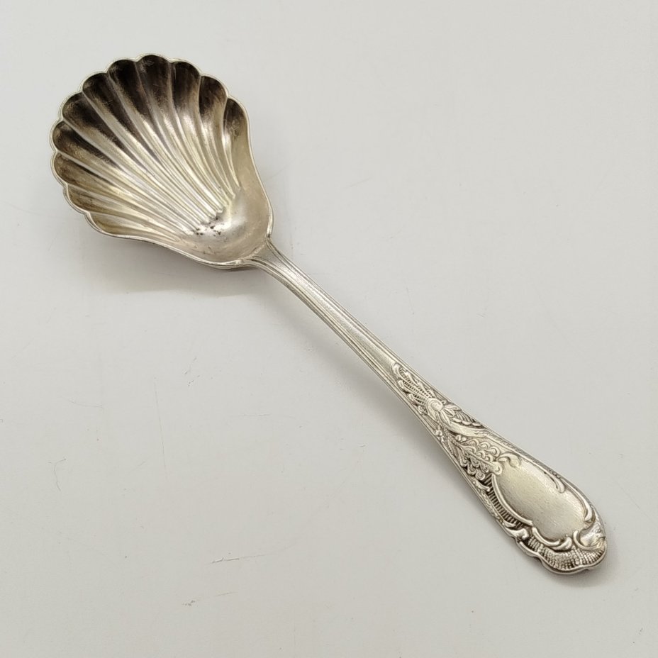 Ложка для икры с черпаком в виде раковины "Дубок"