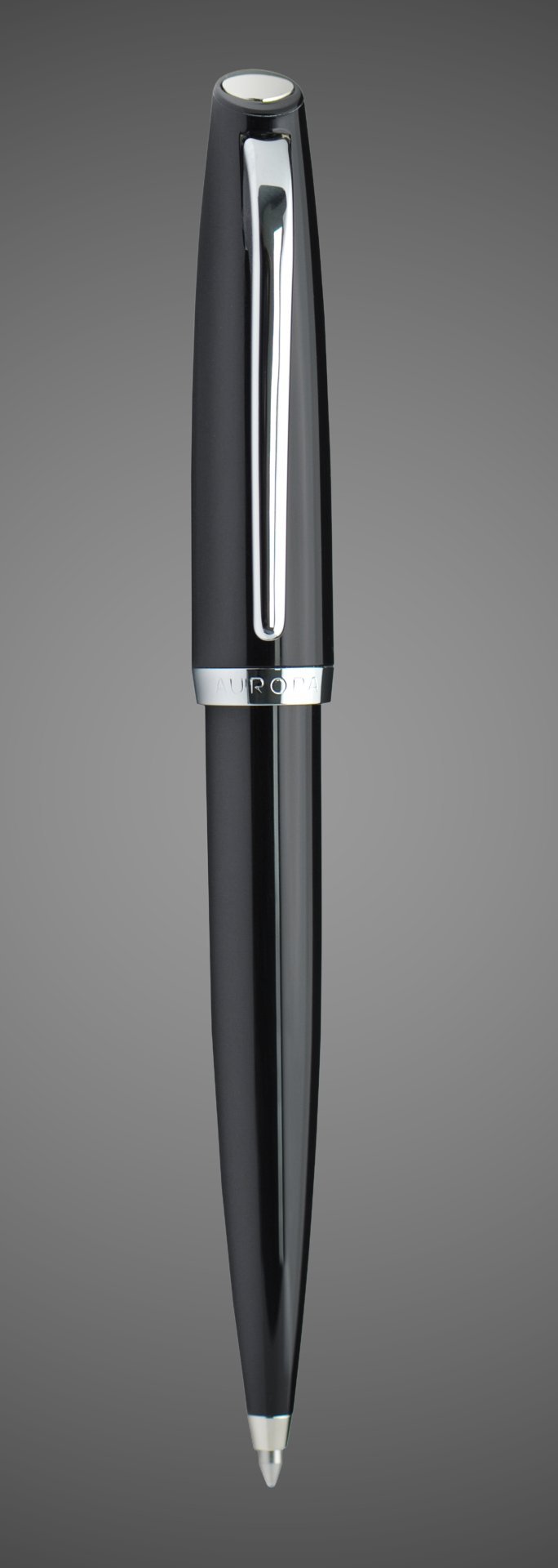 Шариковая ручка Aurora Style Black CT, в подарочной коробке, Лаки и смолы: смола, хром