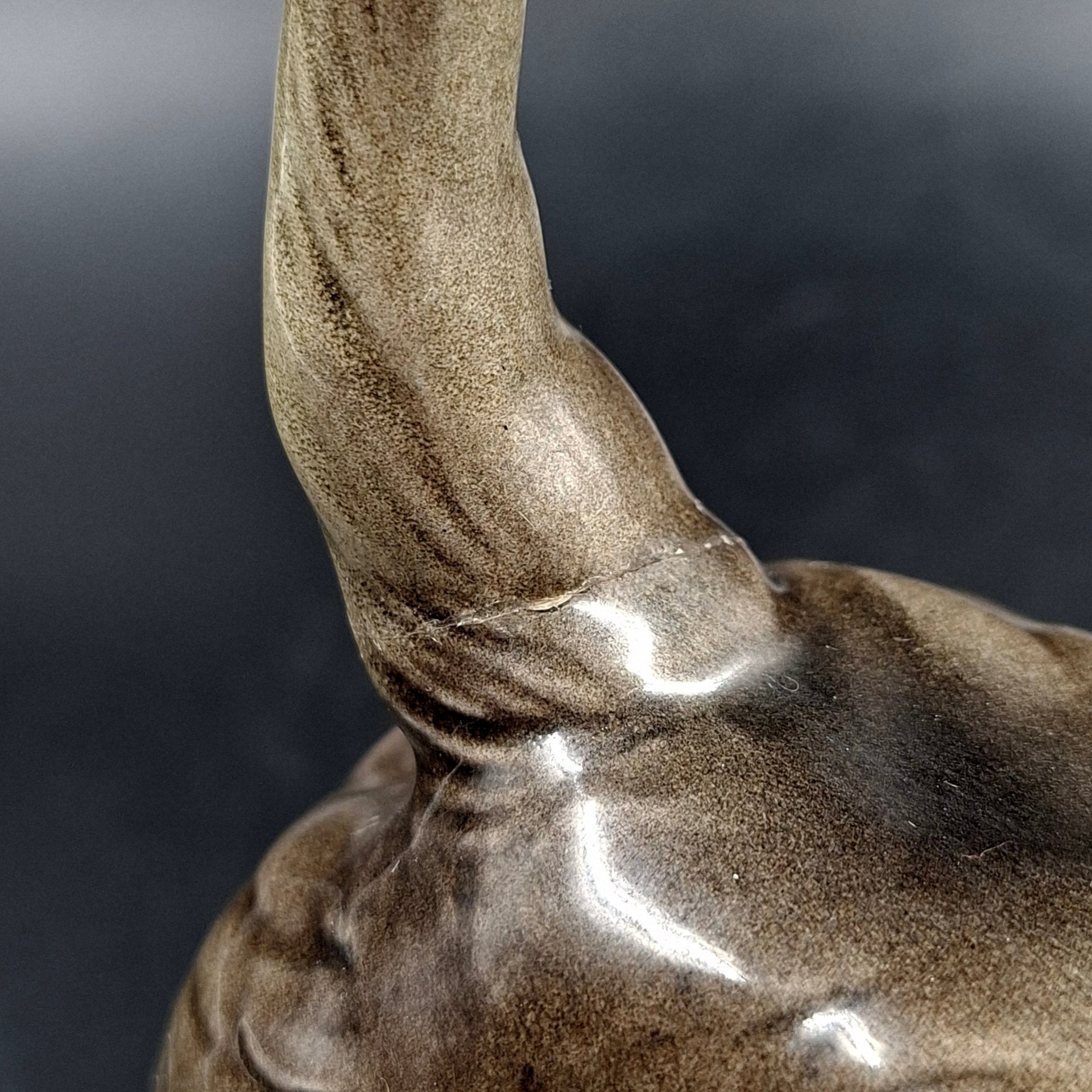 Статуэтка "Скотч-терьер", фаянс, аэрография, Западная Европа, 1960-1970 гг.