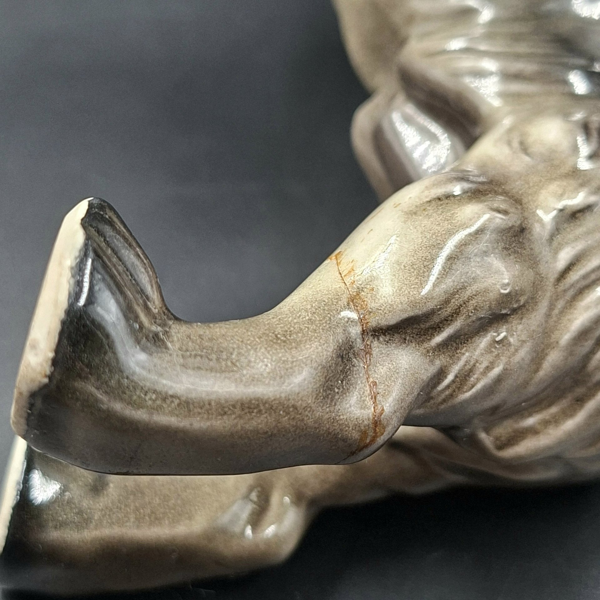 Статуэтка "Скотч-терьер", фаянс, аэрография, Западная Европа, 1960-1970 гг.