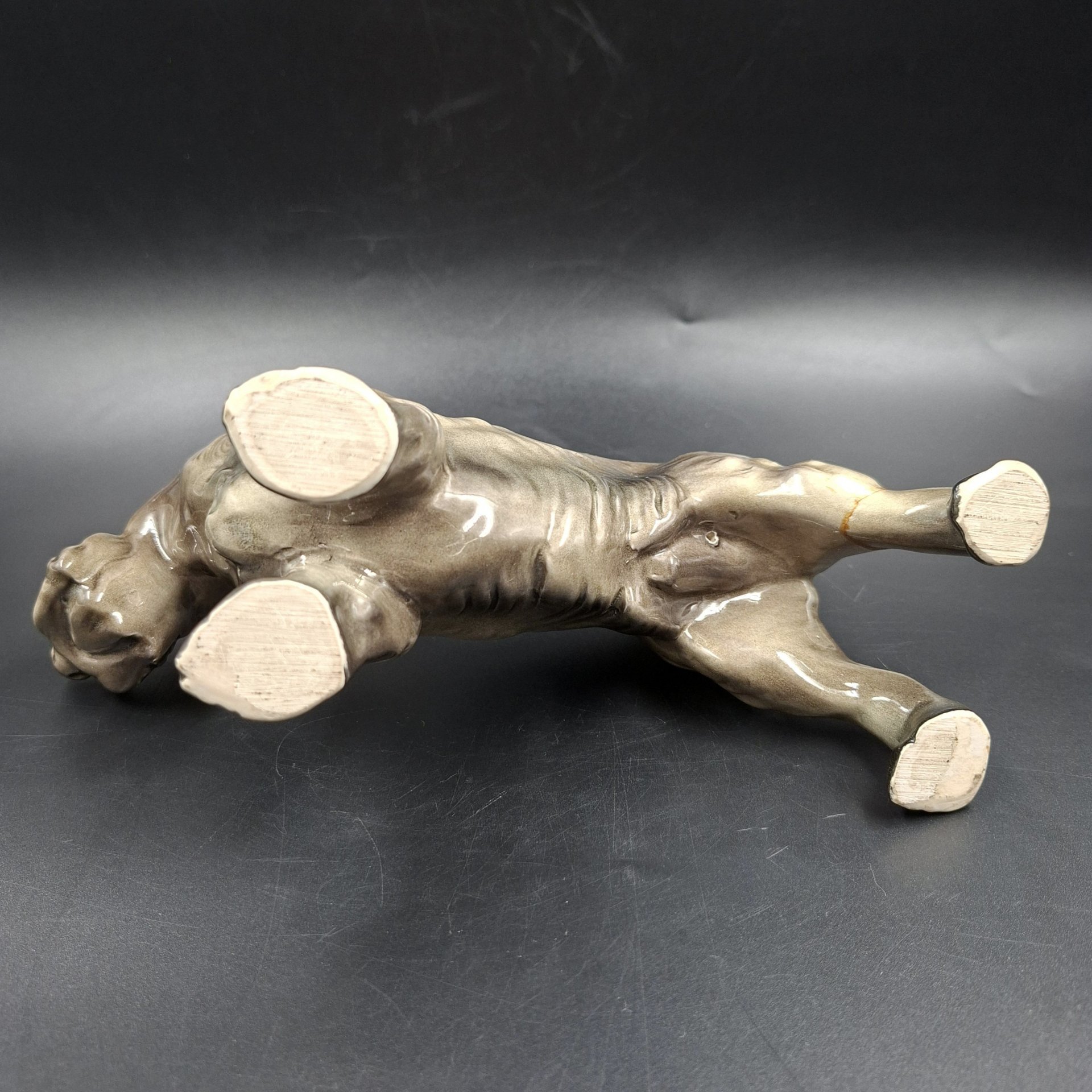 Статуэтка "Скотч-терьер", фаянс, аэрография, Западная Европа, 1960-1970 гг.