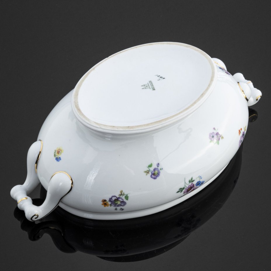 Терина для сервировки горячих блюд, C. Teichert Stove & Porcelain Factory