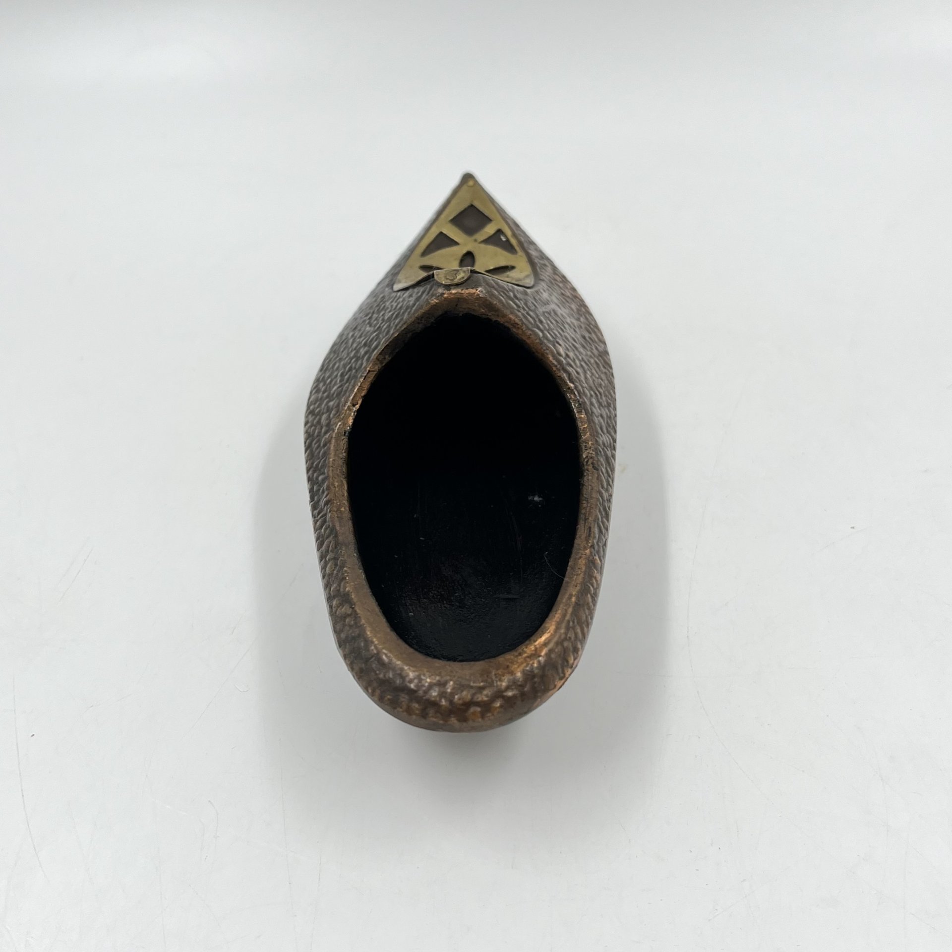 Пепельница "Туфля", металл, латунь, СССР, 1970-1980 гг.