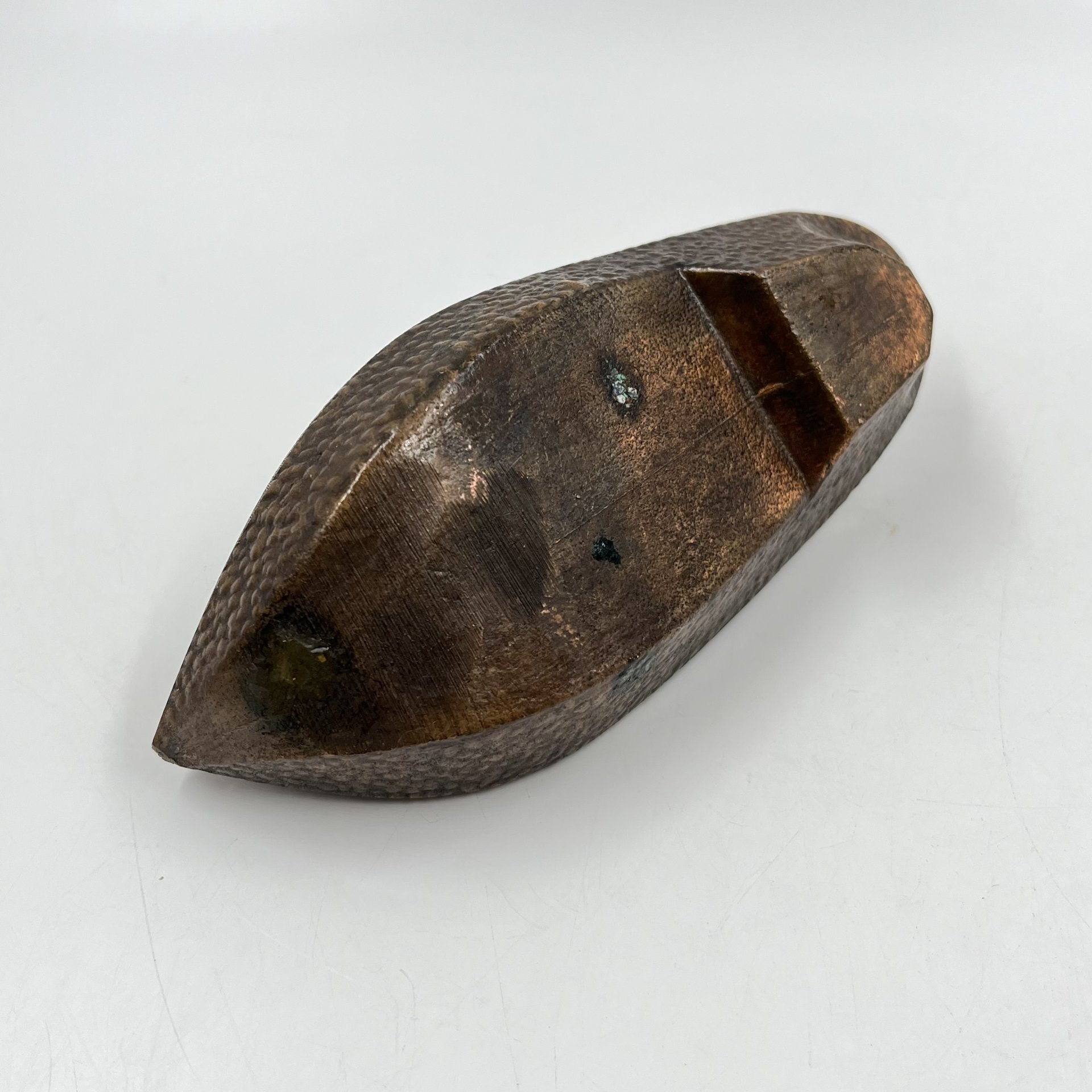 Пепельница "Туфля", металл, латунь, СССР, 1970-1980 гг.