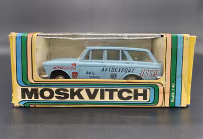 Модель автомобиля "Москвич 427" (Ралли), в масштабе 1:43