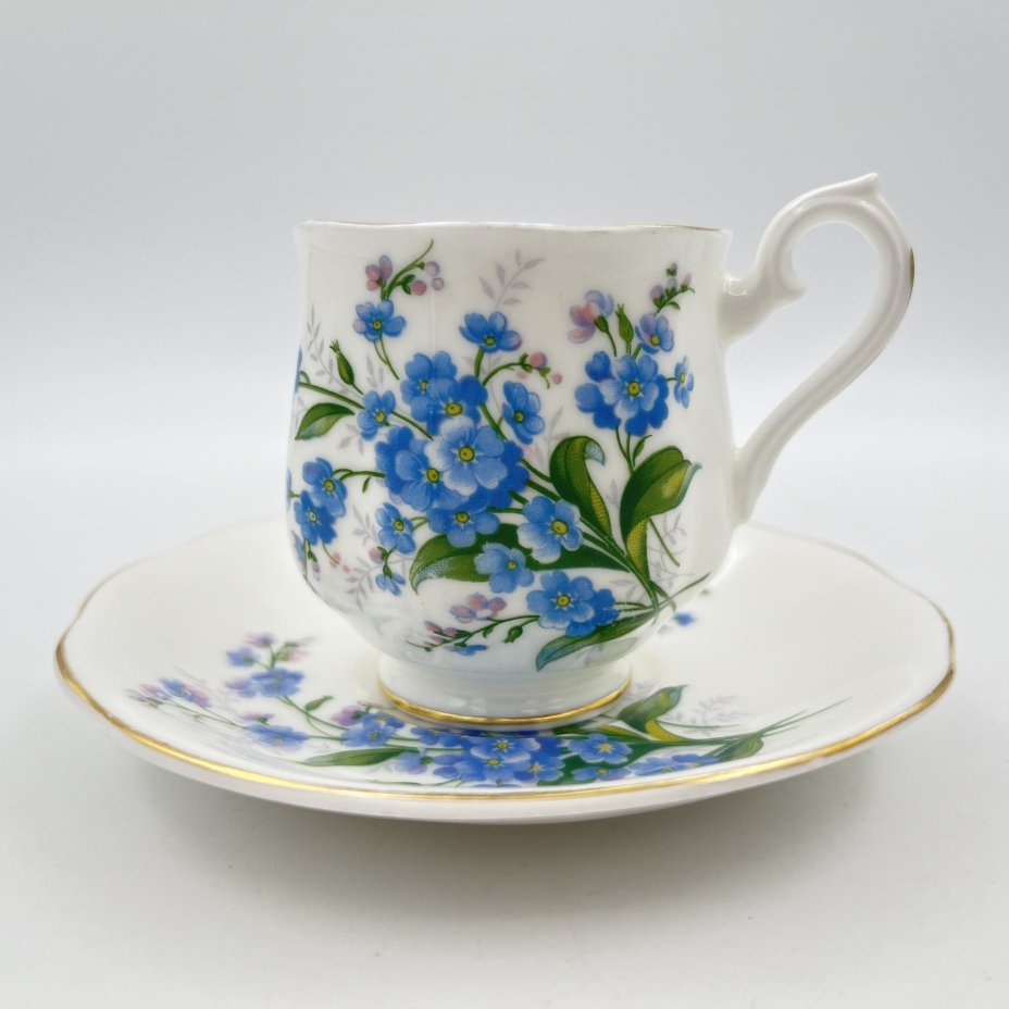 Кофейная пара "Forget-me-not" ("Незабудки"), Royal Albert