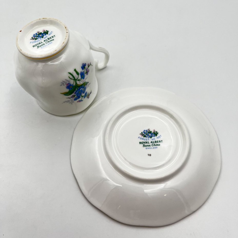 Кофейная пара "Forget-me-not" ("Незабудки"), Royal Albert