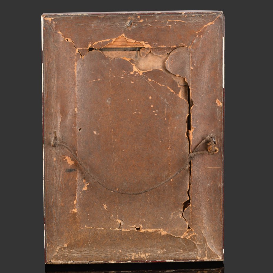 Картина "У дверей школы", оформленная в раму (копия одноименной работы Н.П. Богданова-Бельского, 1897 г., Государственный Русский музей)