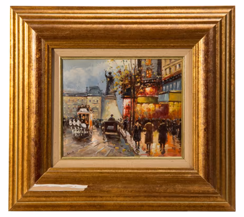 Картина "Улица Парижа", автор Walter Sita