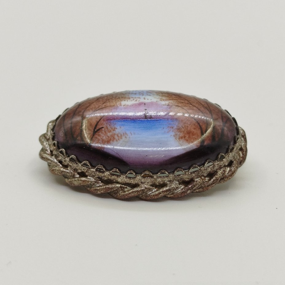 Брошь "Осенний пейзаж"