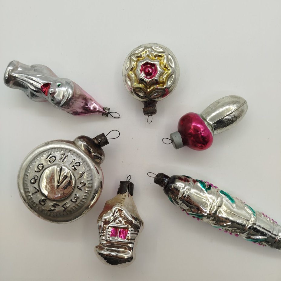 Набор из шести ёлочных игрушек