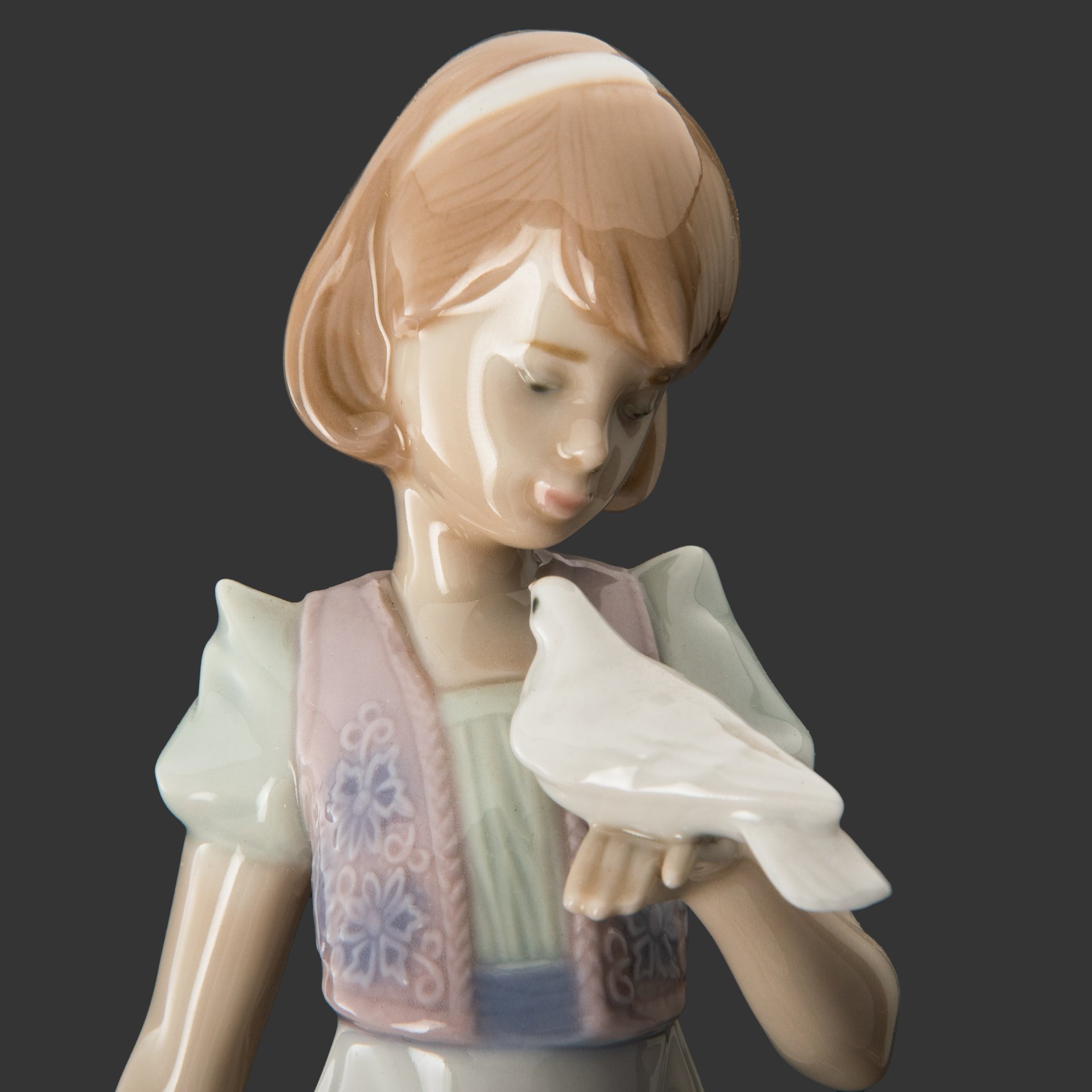 Статуэтка "Летняя прогулка", фарфор, роспись, Lladro, Испания, 1991 г.
