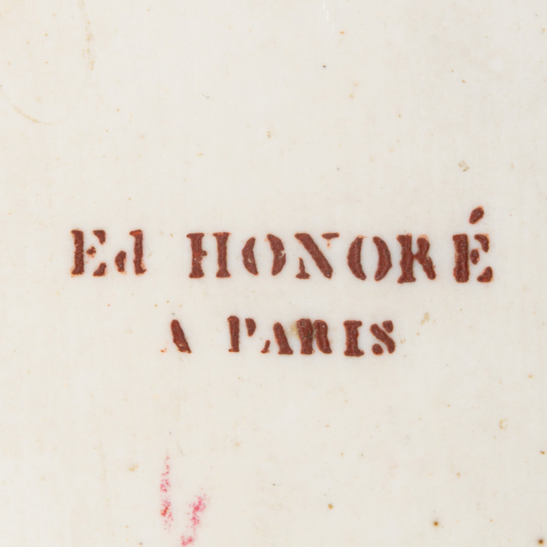Блюдо сервировочное, украшенное цветочным декором, Edouard D. Honoré, фарфор, роспись, золочение, Франция, 1830-1855 гг.