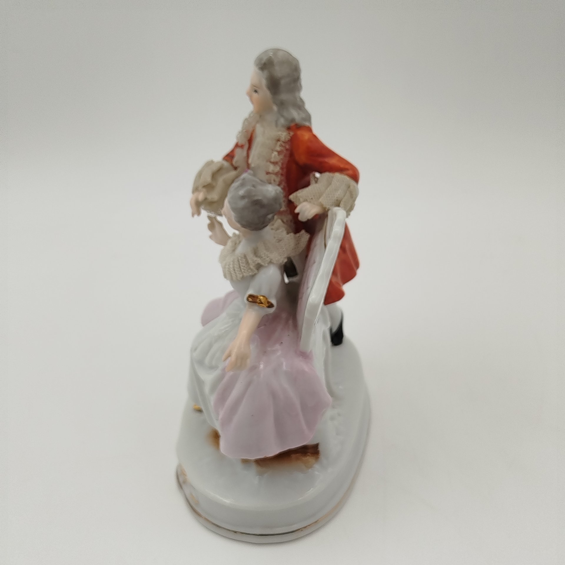 Статуэтка "Дама с кавалером", фарфор, роспись, ткань, Европа, 1990-2010 гг.