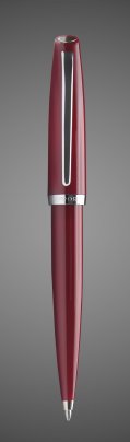 Шариковая ручка Aurora Penne resin, Burgundi CT, в подарочной коробке, Лаки и смолы: смола, хром