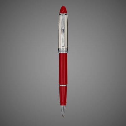 Ручка Роллер Aurora Ipsilon red CT, в подарочной коробке, Драгметаллы: серебро, смола