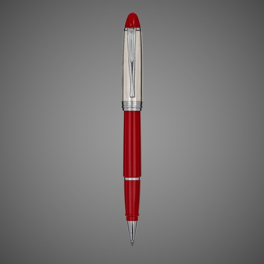 Ручка Роллер Aurora Ipsilon red CT, в подарочной коробке, Драгметаллы: серебро, смола