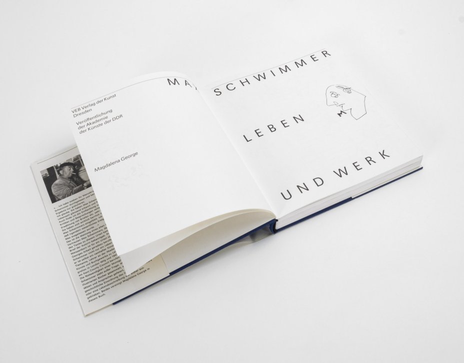 Magdalena George "Max Schwimmer" (на немецком языке), бумага, печать, Verlag der Kunst, Германия, 1981 г., Verlag der Kunst