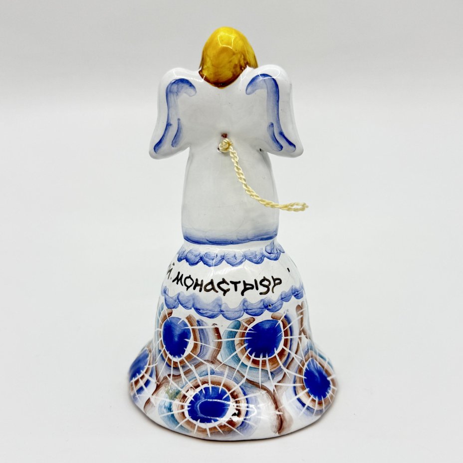 Декоративный колокольчик "Иосифо-Волоцкий монастырь", керамика, роспись, Россия, 2000-2010 гг.