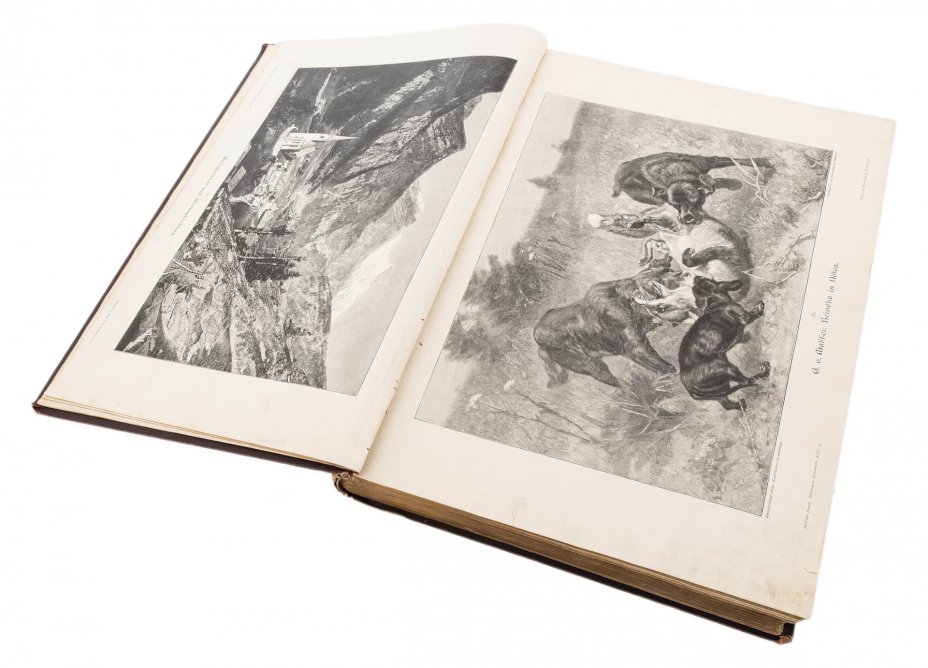 Книга "Moderne Kunst in Meister-Holzschnitten" (том 13), бумага, печать, золотой обрез, "Verlag Von Rich. Bong", Берлин, Германия, 1900 г.