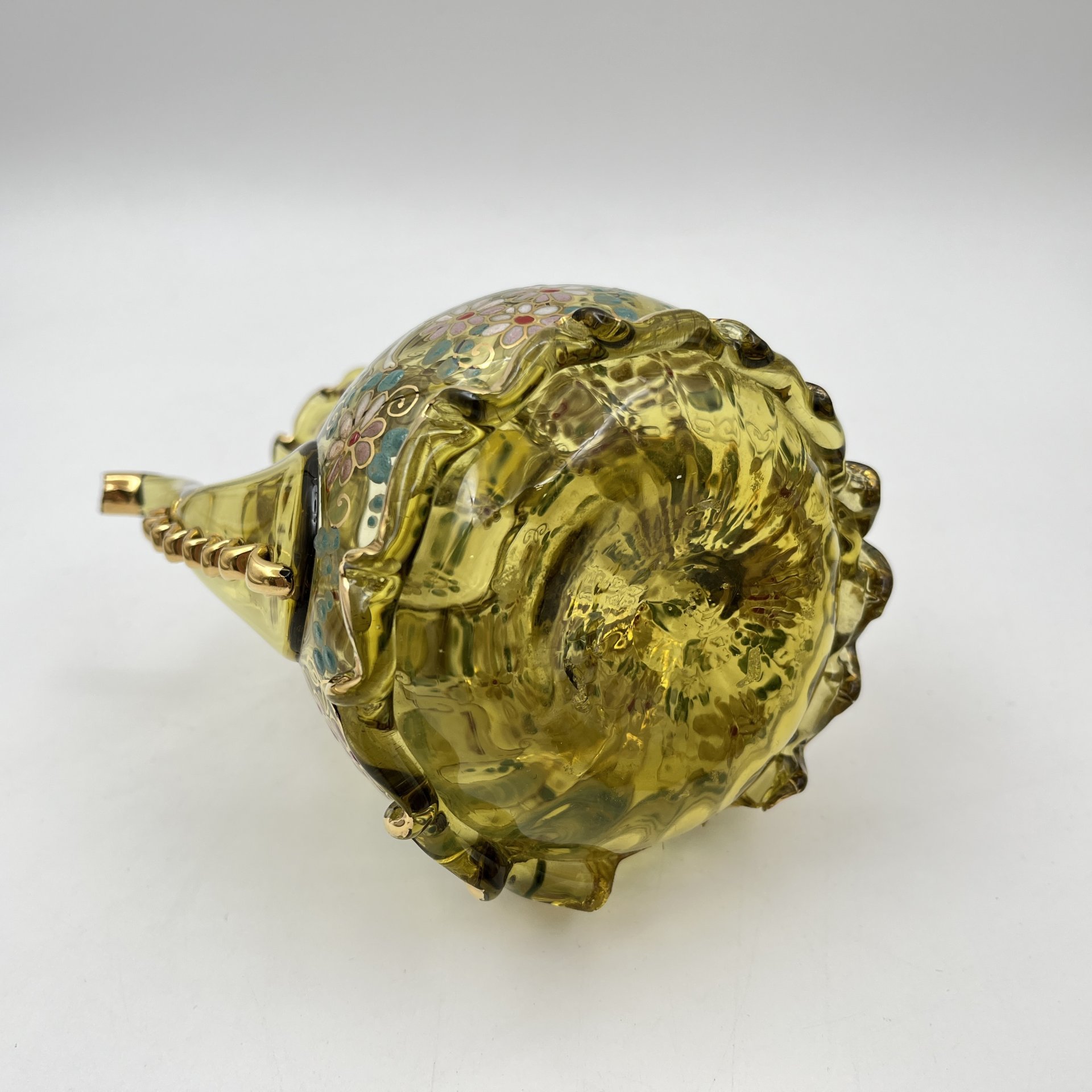 Кувшинчик, стекло, эмаль, роспись, золочение, Западная Европа, 1930-1970 гг.
