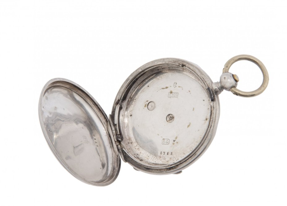Корпус от карманных часов, серебро 84 пр., Швейцария, 1900-1920 гг.