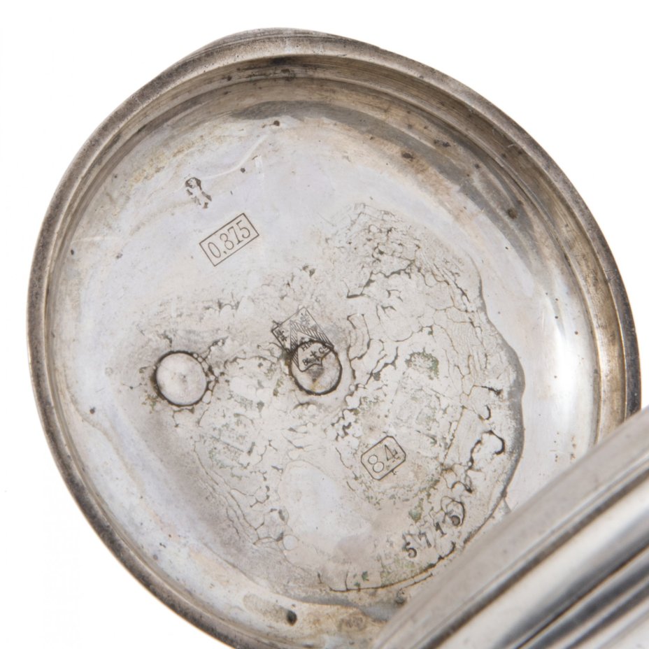 Корпус от карманных часов, серебро 84 пр., Швейцария, 1900-1920 гг.